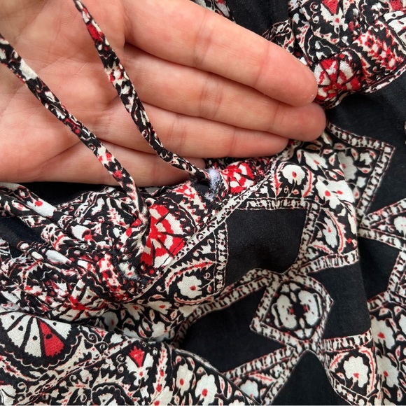 Free People Hayden Floral Lace Valley Printed Swing Dress Bell Sleeve - Picture 9 of 11